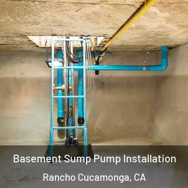  Basement Sump Pump Installation Rancho Cucamonga, CA