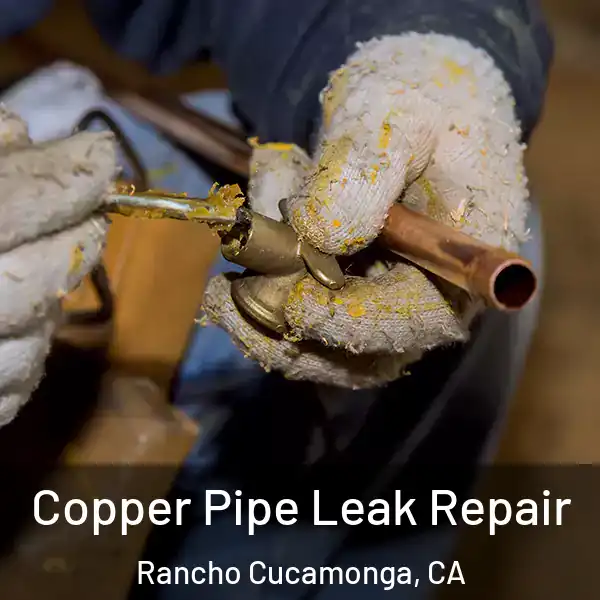 Copper Pipe Leak Repair Rancho Cucamonga, CA