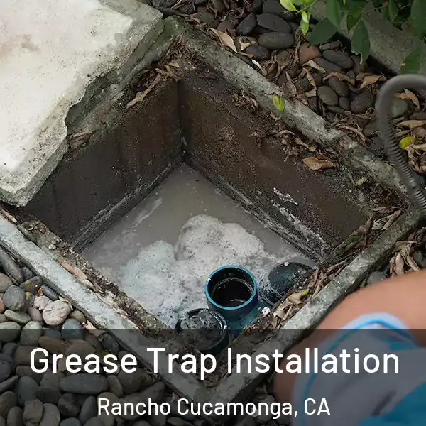 Grease Trap Installation Rancho Cucamonga, CA
