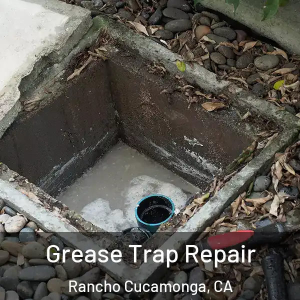  Grease Trap Repair Rancho Cucamonga, CA