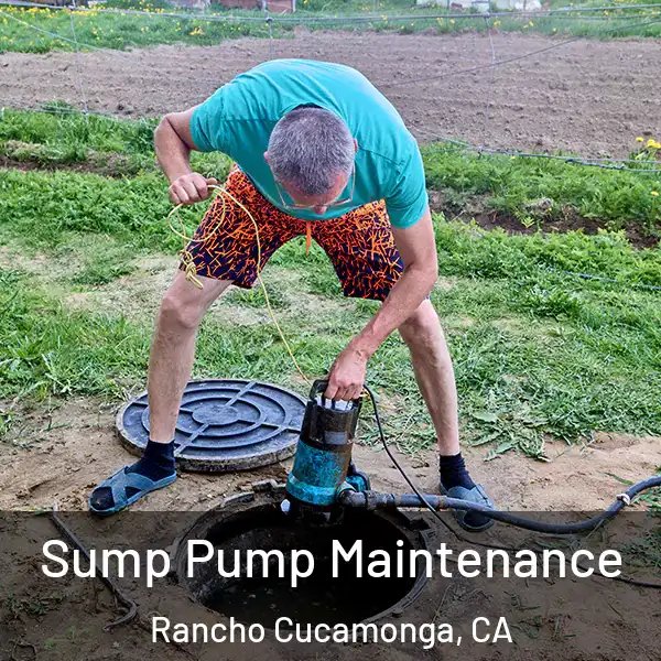  Sump Pump Maintenance Rancho Cucamonga, CA
