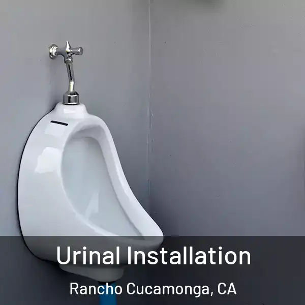  Urinal Installation Rancho Cucamonga, CA