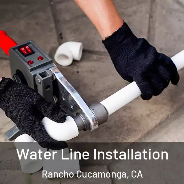  Water Line Installation Rancho Cucamonga, CA