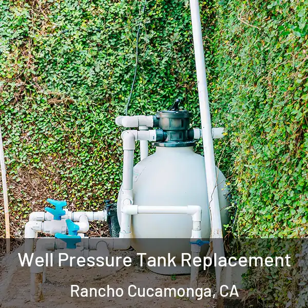  Well Pressure Tank Replacement Rancho Cucamonga, CA